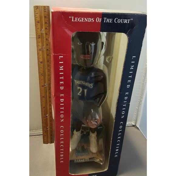 Kevin Garnett Bobblehead - Timberwolves - Forever LE - Legends of the Court -NIB - Picture 11 of 11